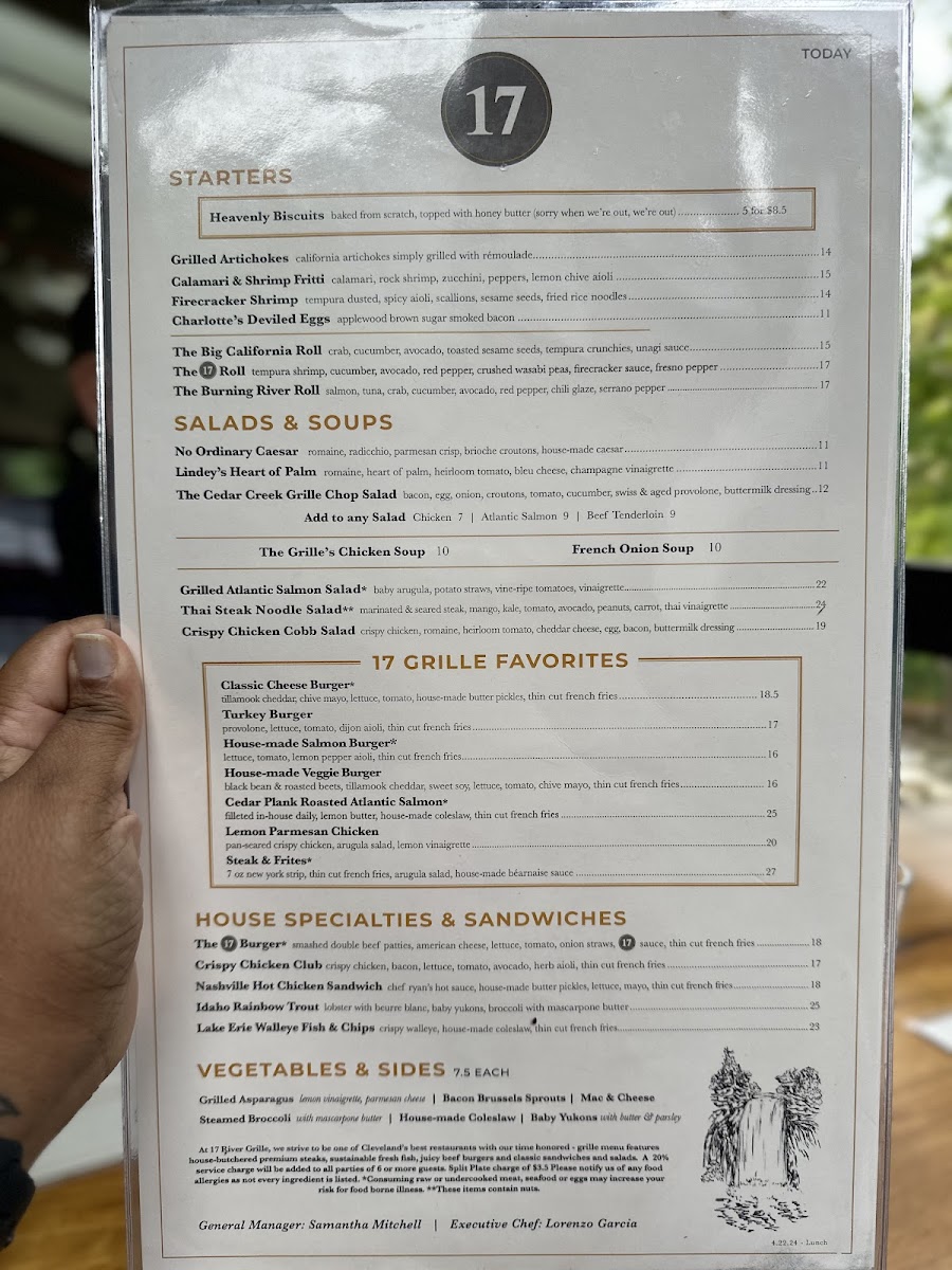 17 River Grille Menu - Image 2