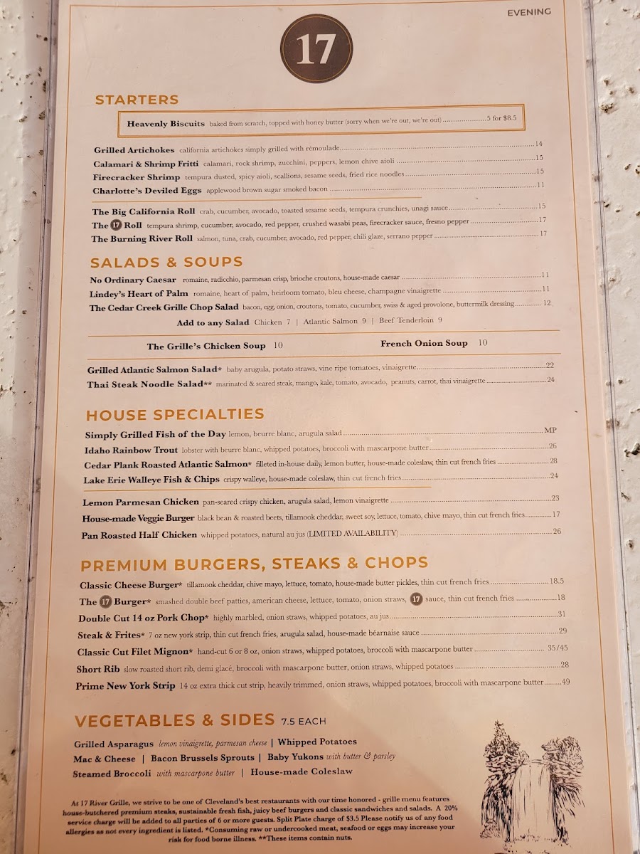 17 River Grille Menu - Image 5